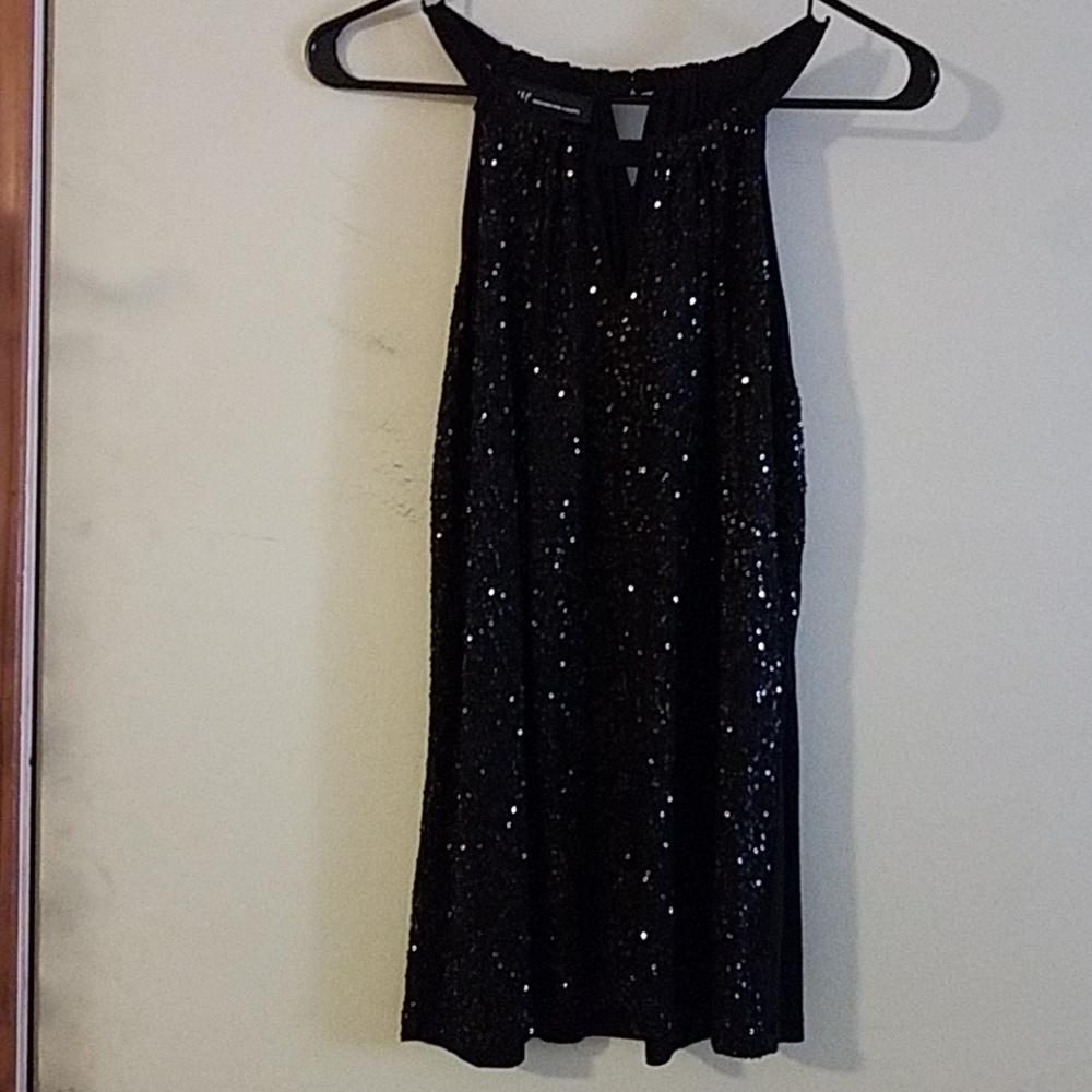 Wonderful Black Sequined Top